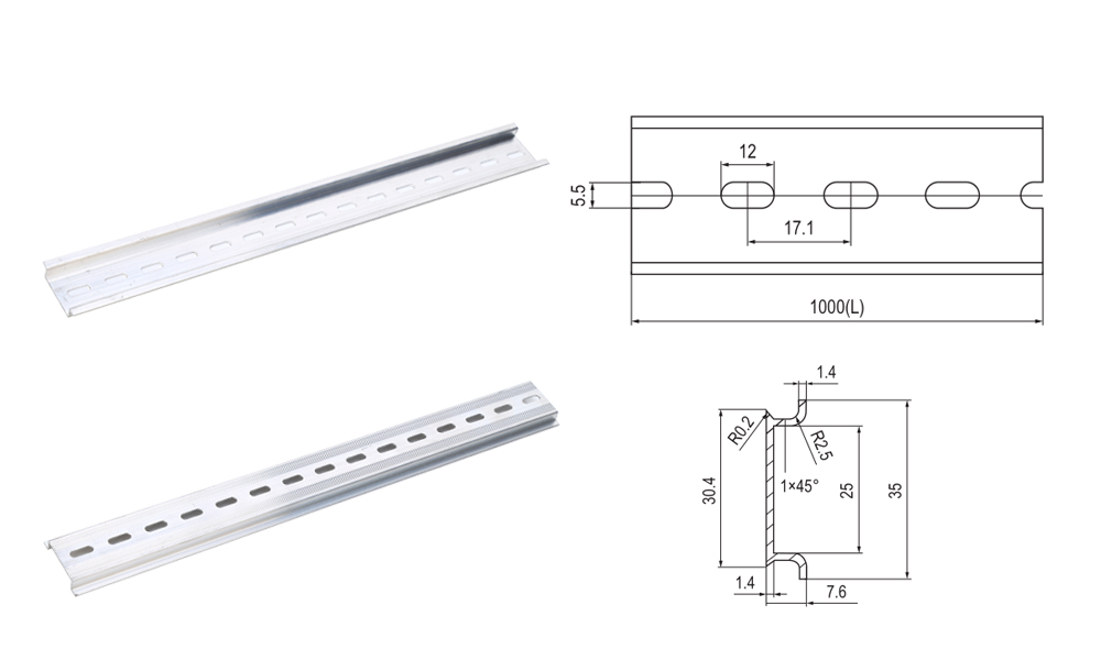 Oxidation Aluminium Rail Guide 详情 页 说明