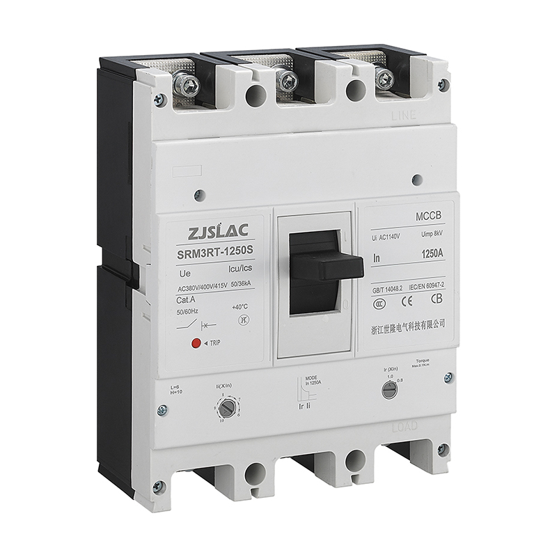 TM Einstellbarer MCCB 800 A 1000 A 1250 A 3P (3P+N) 0,7-1,0 Zoll